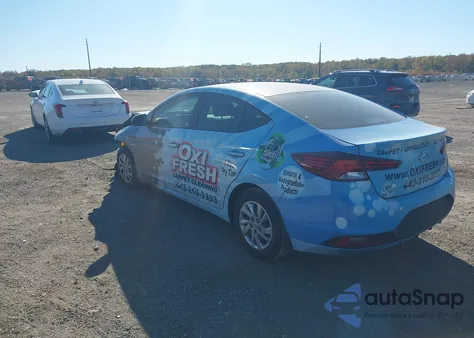 2020 Hyundai Elantra Se z USA, uszkodzony, nr VIN KMHD74LF7LU903730